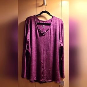 Women's Sonoma 2X Long Sleeve Top NWT